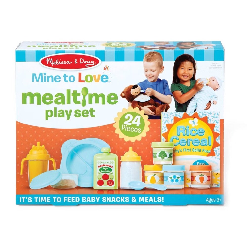 Melissa & Doug Mealtime Play Set - Blue and Yellow